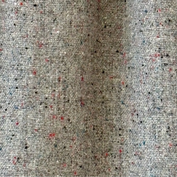 J.Crew| Classic Grey A-Line Women’s Skirt Elastic Waist Pockets Wool Blend Sz 4 - Picture 7 of 8